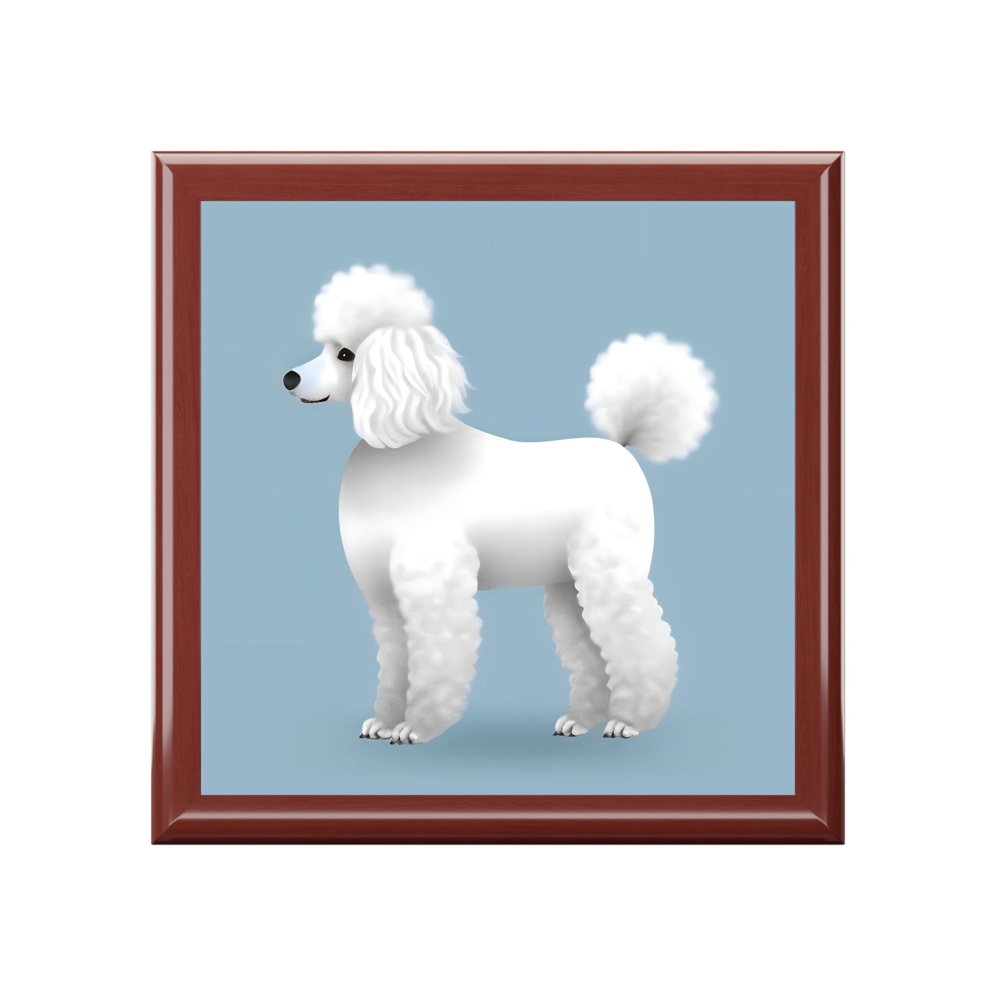 Standard Poodle Jewelry Keepsake Box