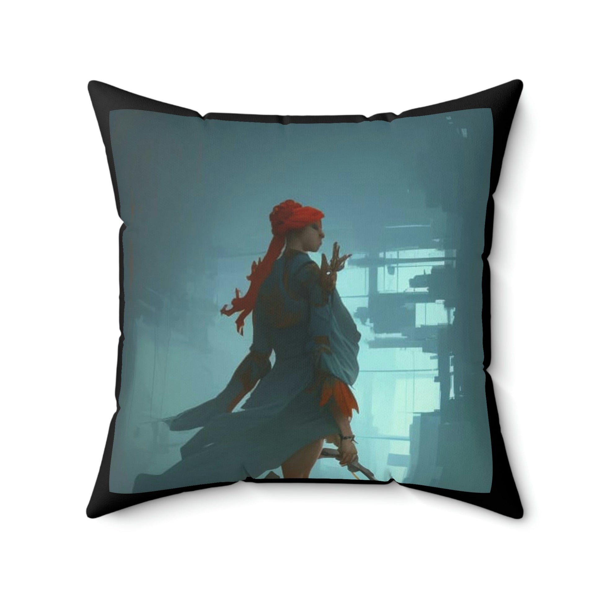 Stay Weird III Square Pillow