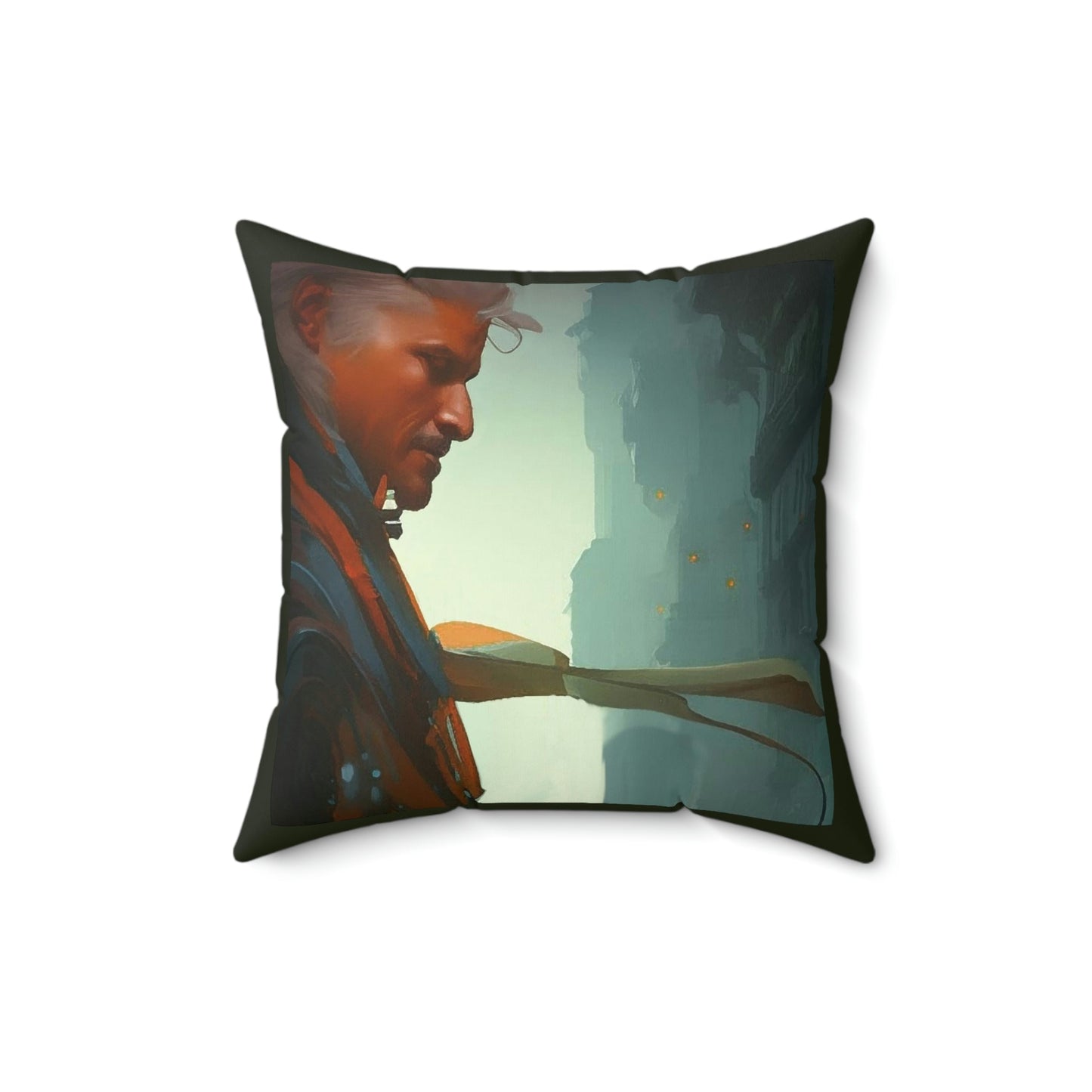 Stay Weird V Square Pillow