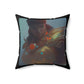 Stay Weird VI Square Pillow