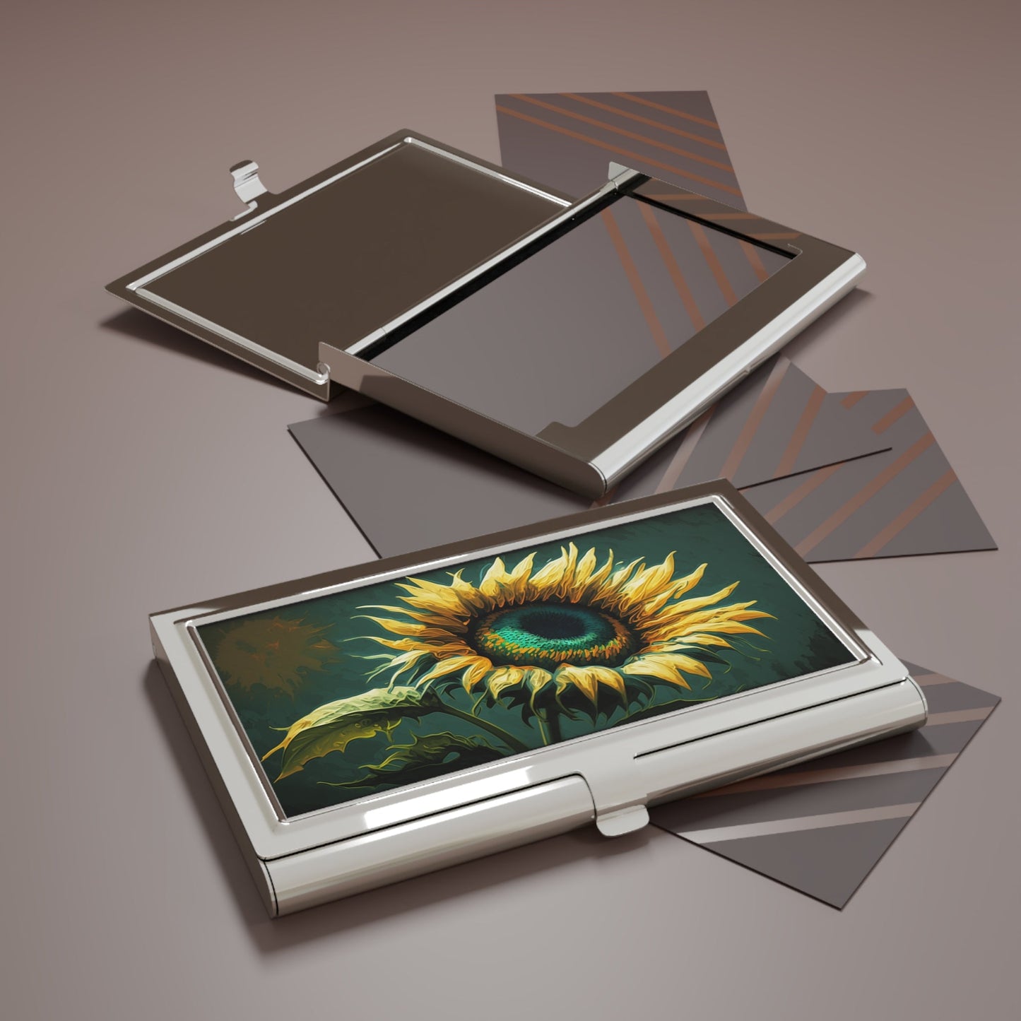 Sunflower Business Card Holder