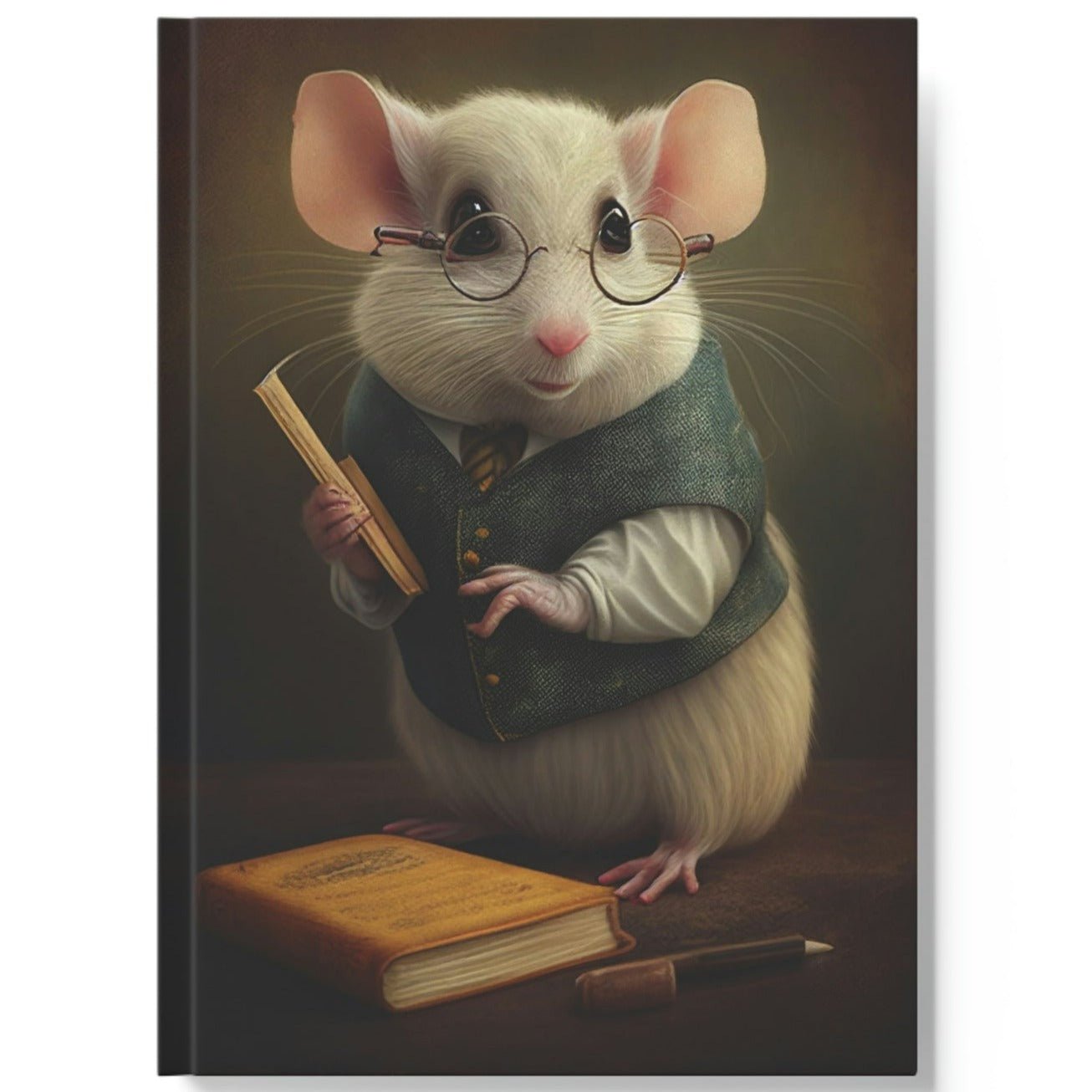 Teacher Mouse Hard Backed Journal