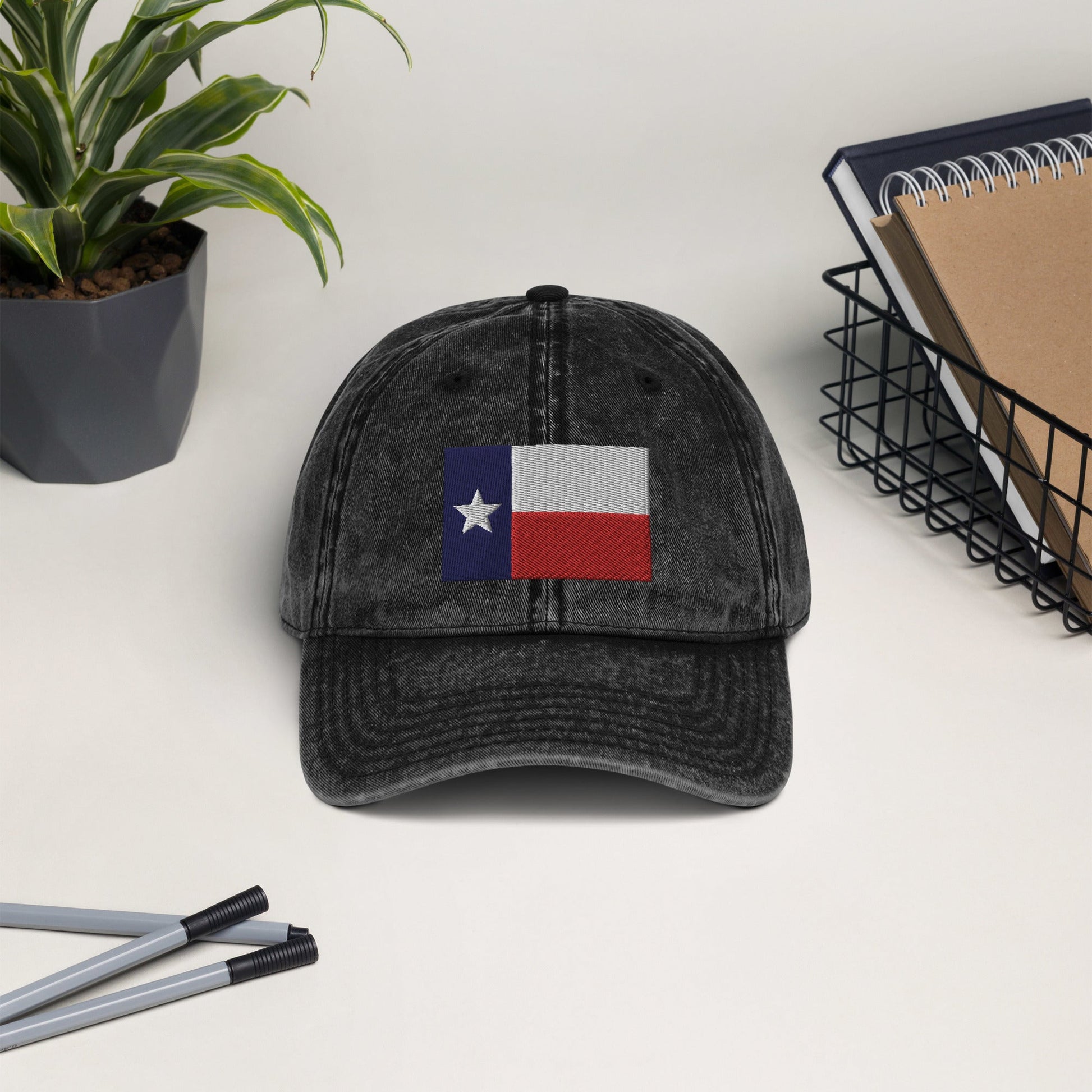 Texas Flag Vintage Cotton Twill Cap
