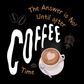 The Answer is No! Until After Coffee Time Heavy Cotton Tee