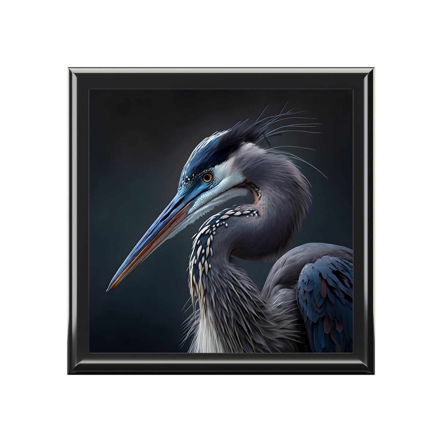 The Great Blue Heron Artwork Gift and Jewelry Box