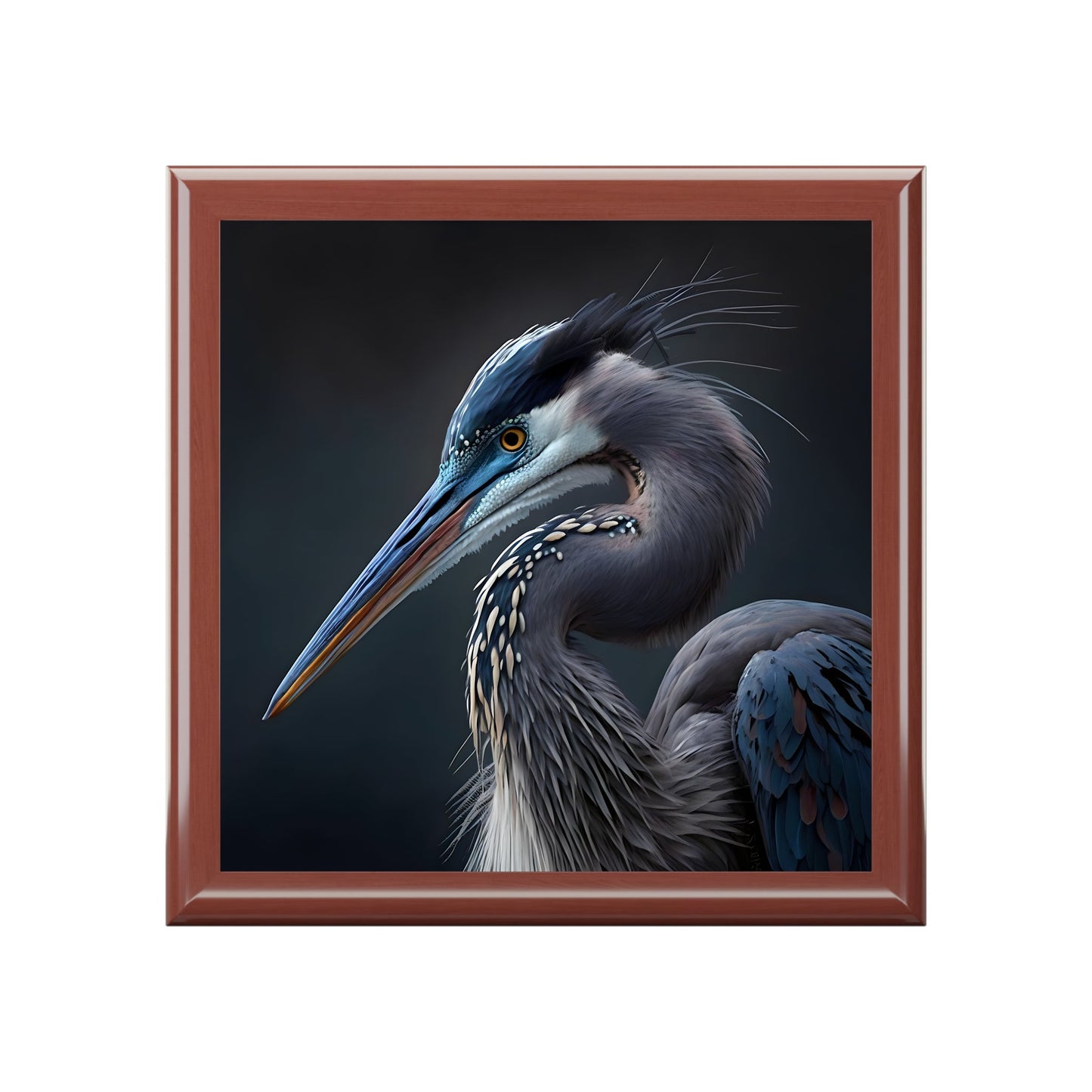 The Great Blue Heron Artwork Gift and Jewelry Box