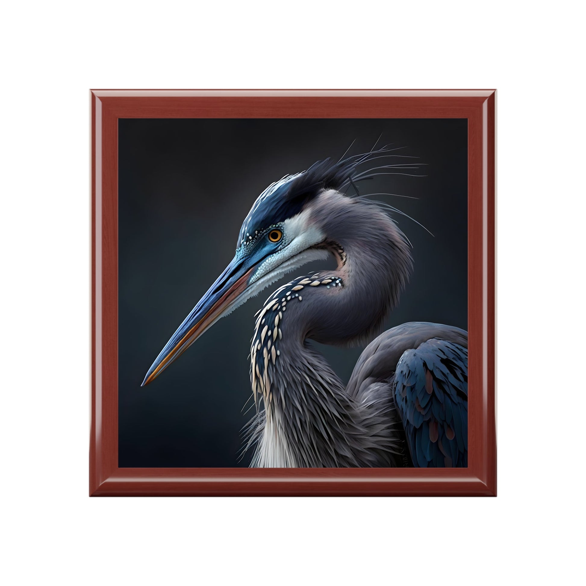 The Great Blue Heron Artwork Gift and Jewelry Box