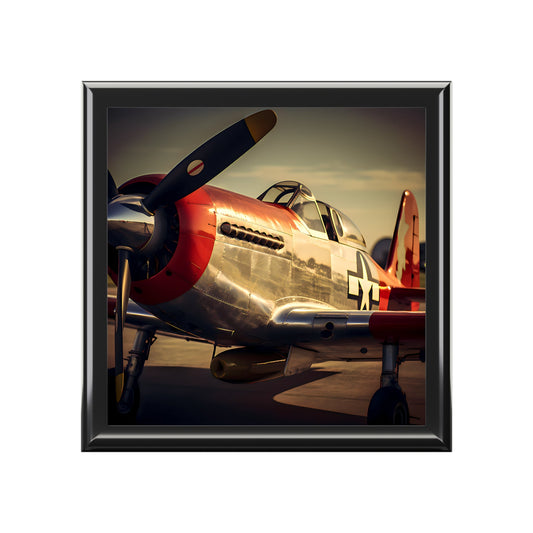 The North American P-51 Mustang Jewelry Keepsake Box