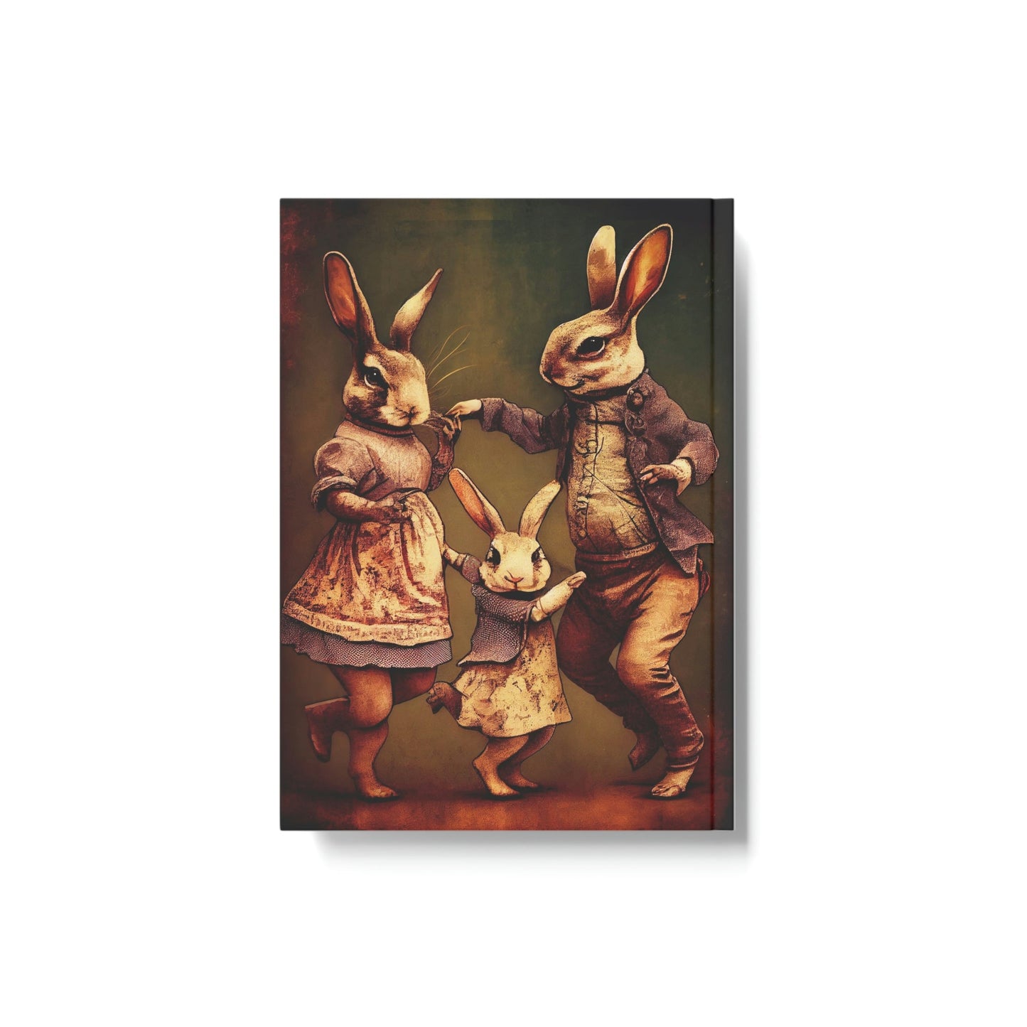 The Rabbit Family that Dances Together... Hard Backed Journal