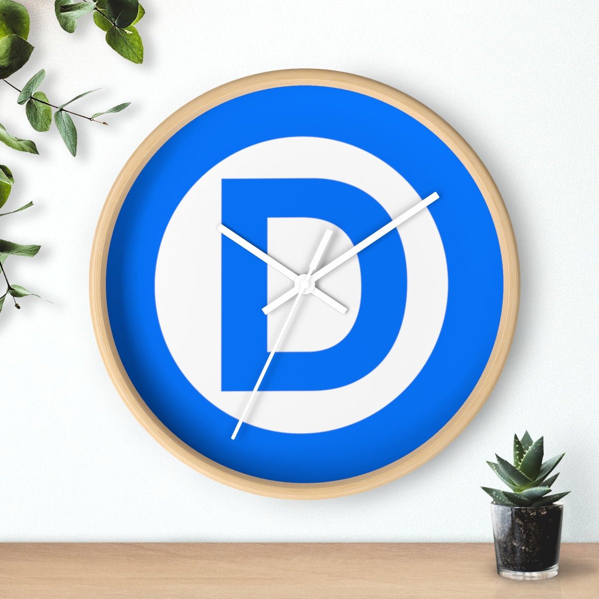 Time for a Change wooden wall clock gift kitchen office apartment dorm boss coworker cool