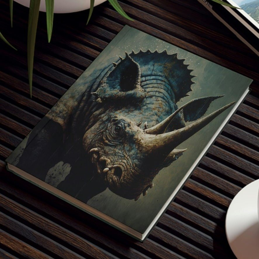 Triceratops Hard Backed Journal