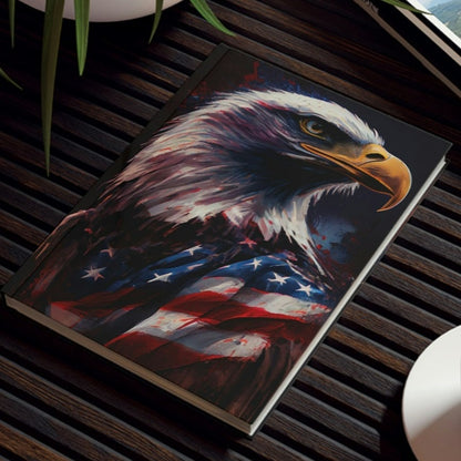 True American Bald Eagle Hard Backed Journal