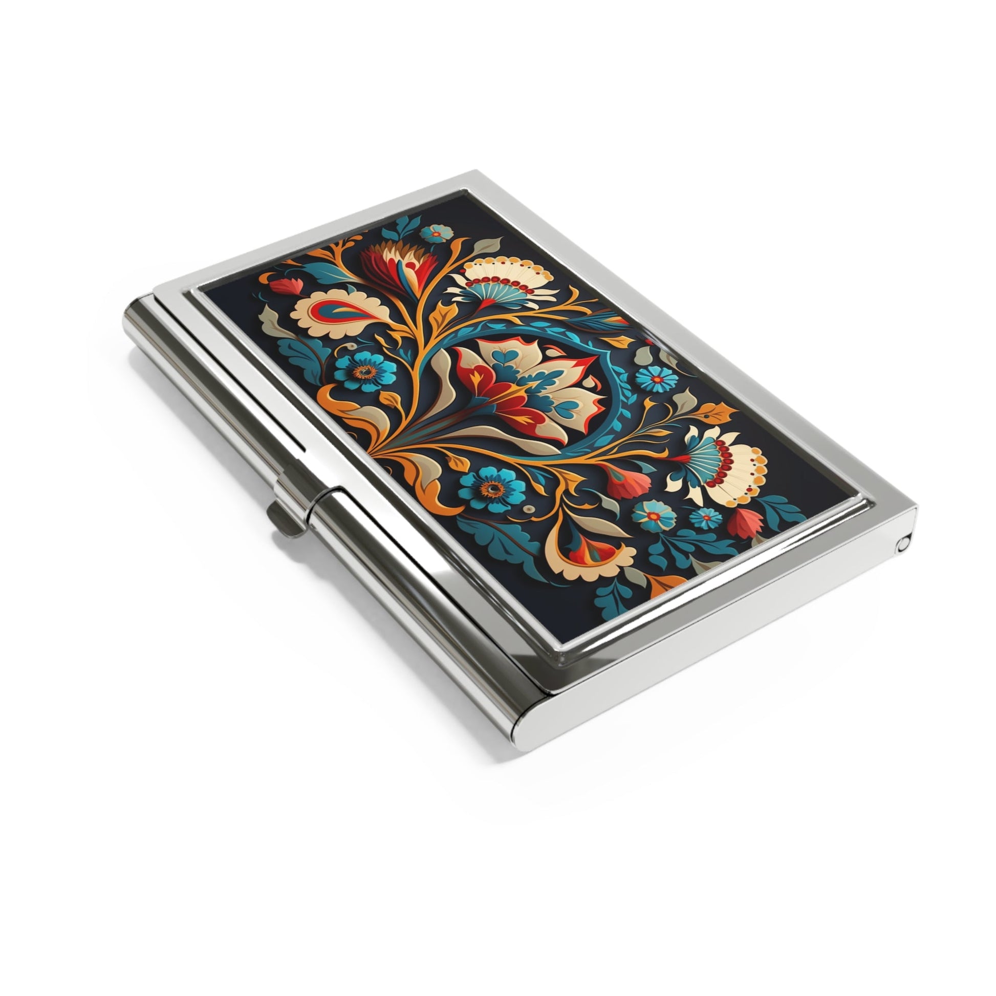 Turkish Moorish Floral Design Business Card Holder