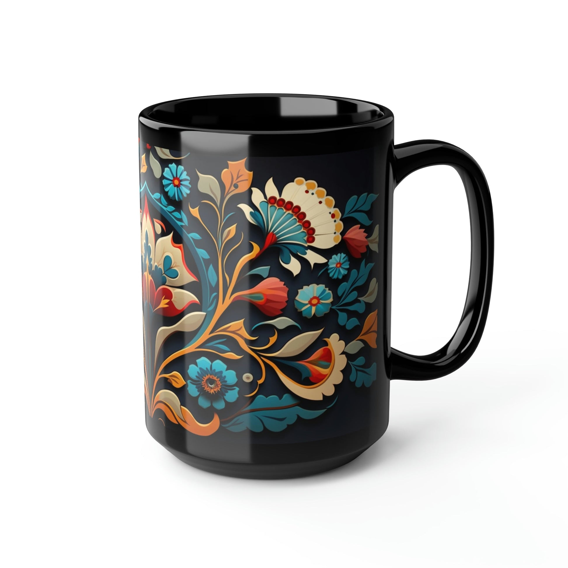 Turkish Ottoman Turkish-Islamic Design - 15 oz Coffee Mug