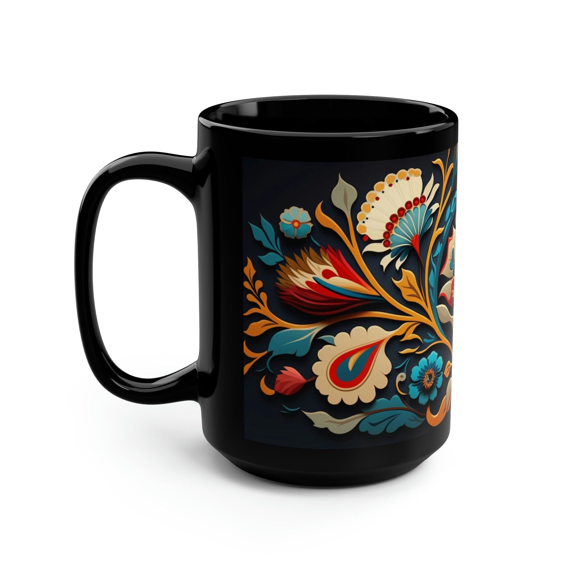 Turkish Ottoman Turkish-Islamic Design - 15 oz Coffee Mug