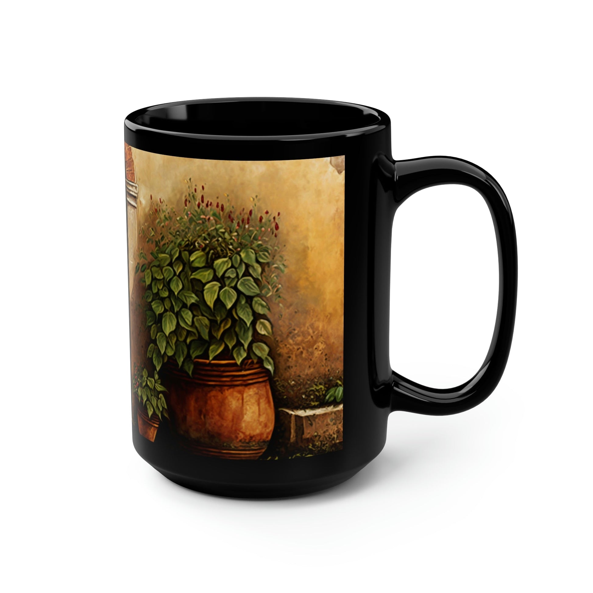 Tuscan Doorway - 15 oz Coffee Mug