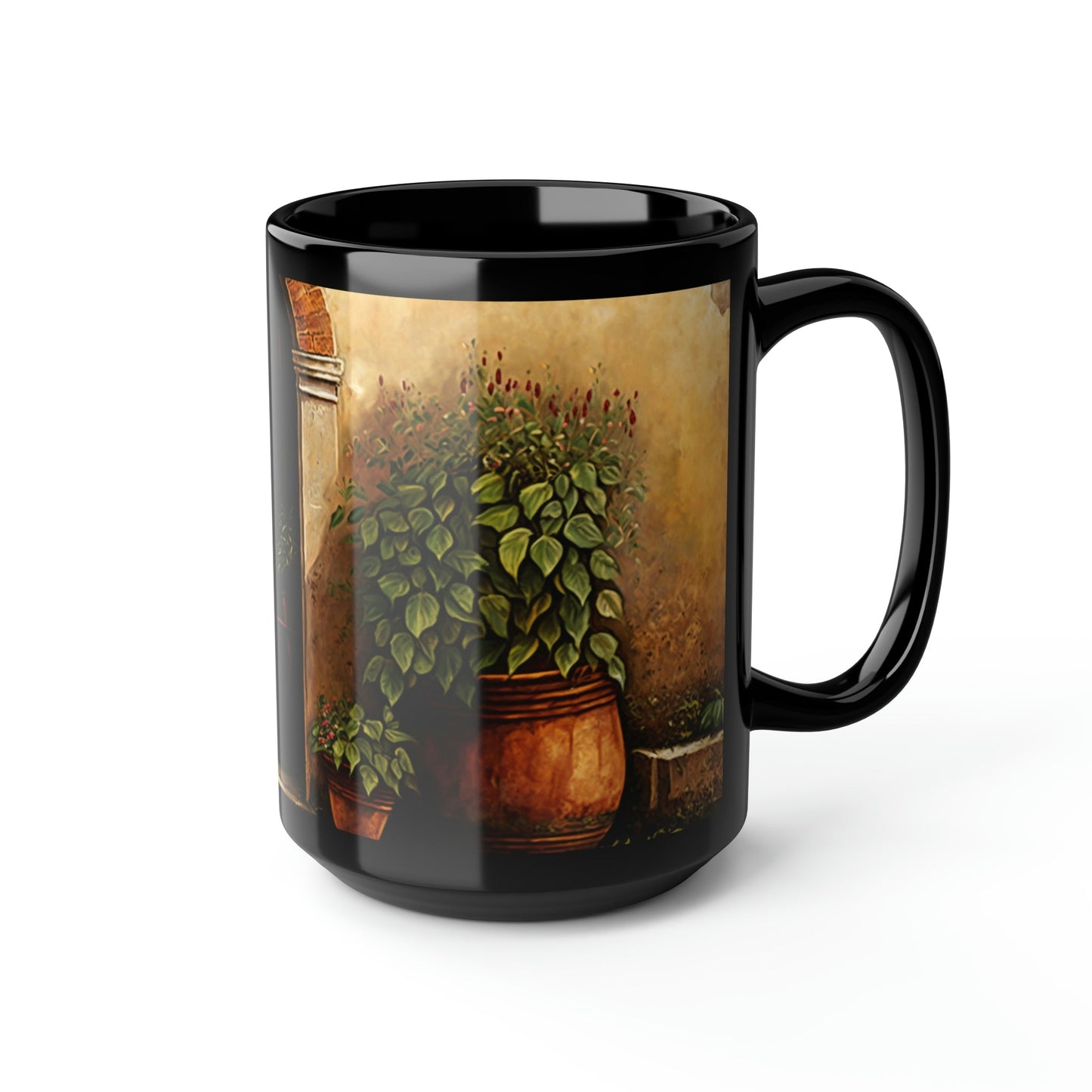 Tuscan Doorway - 15 oz Coffee Mug