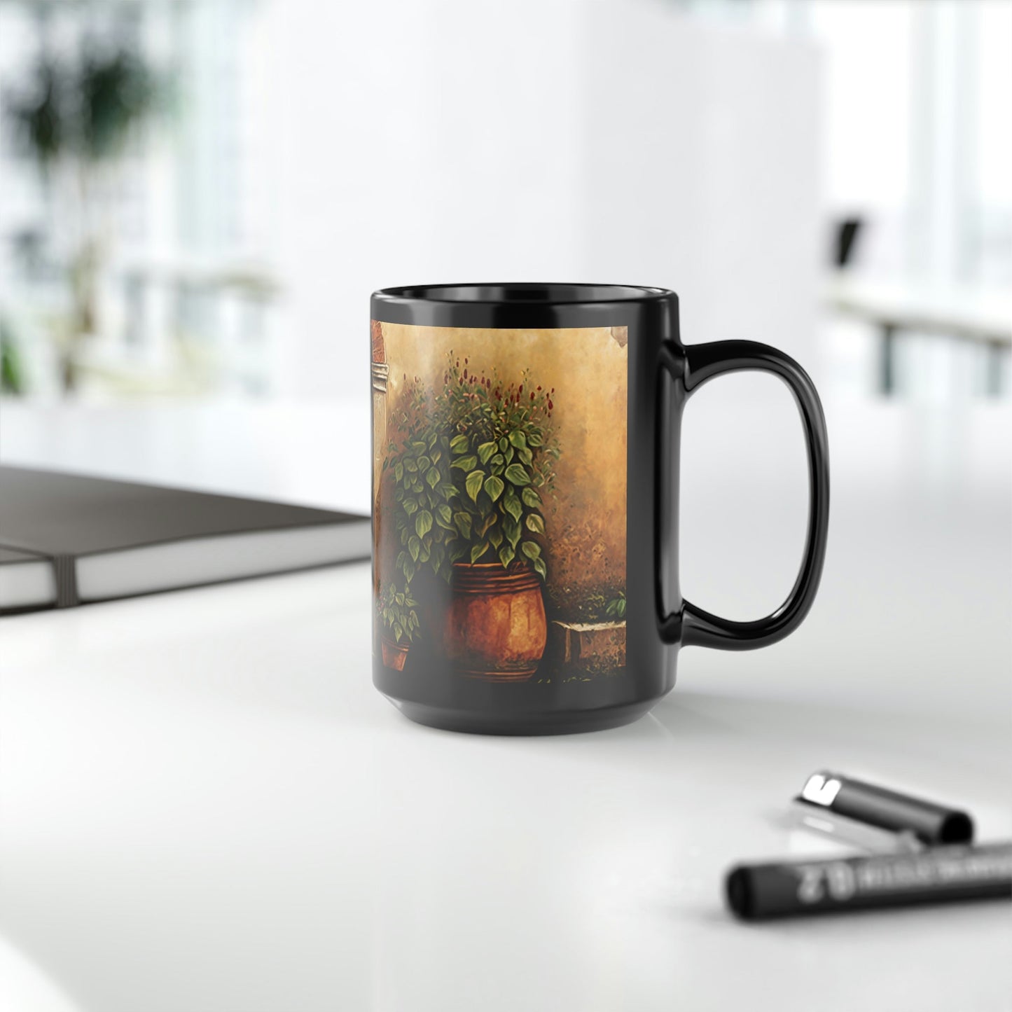 Tuscan Doorway - 15 oz Coffee Mug