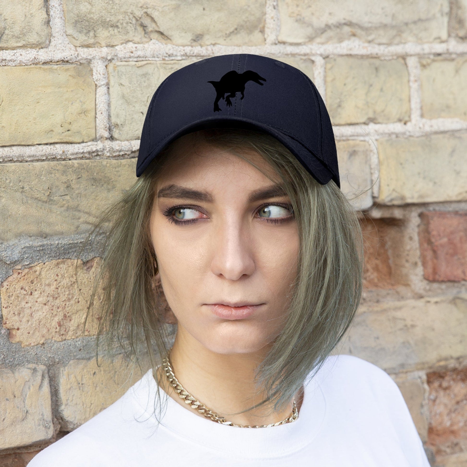 Tyrannosaurus Rex Twill Hat | Paleontologist Gift for Dinosaur Lovers