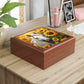 Unicorn and Sunflowers Jewelry Box