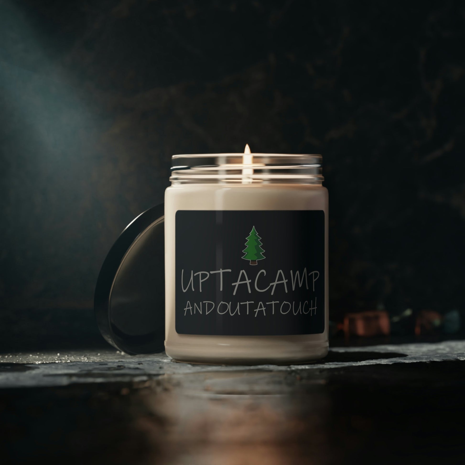 Upta Camp and Outa Touch Scented Soy Candle - 9oz