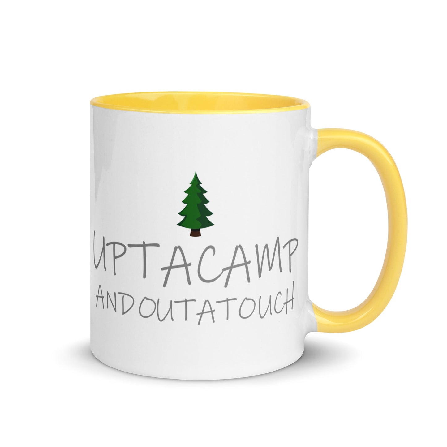 Upta Camp Outa Touch Mug with Color Inside