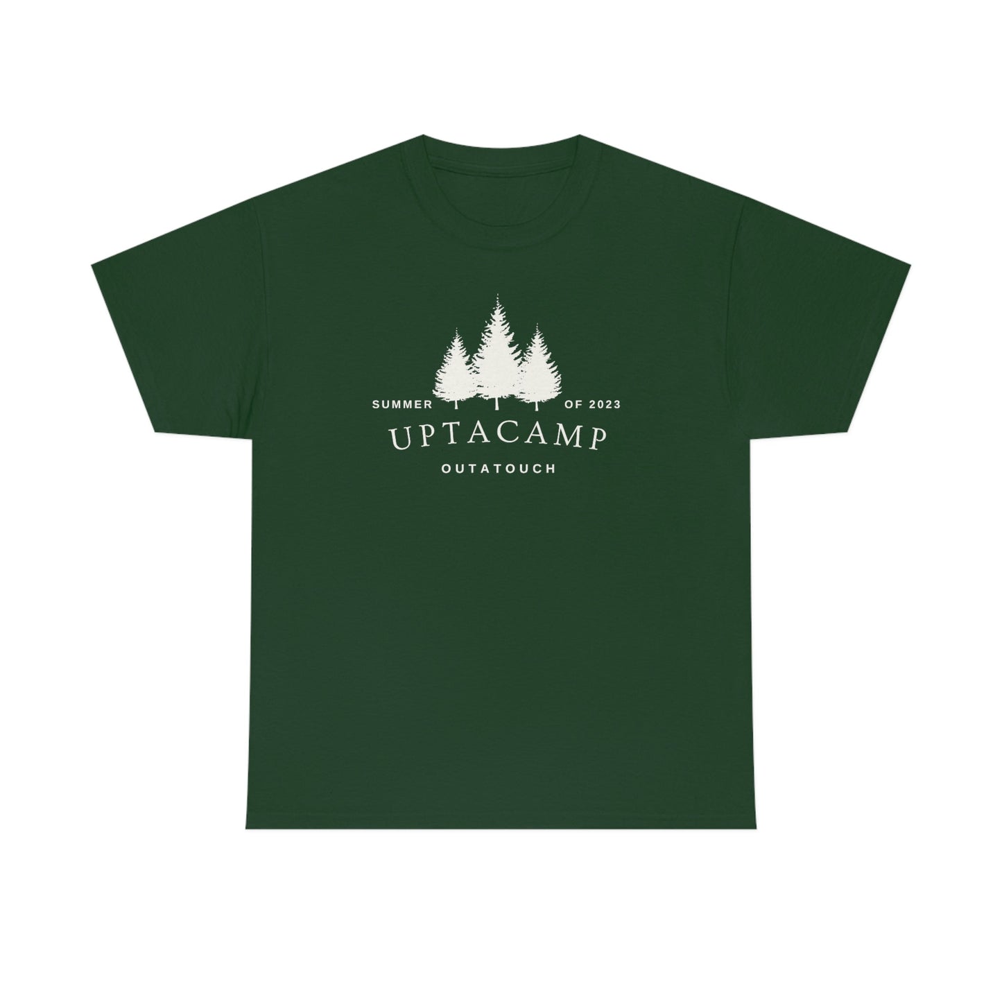 Uptacamp Outatouch Camping Cotton Tee - The T-Shirt for Hikers, Backpackers and vacationers. Upta Camp for a Relaxing Time Away