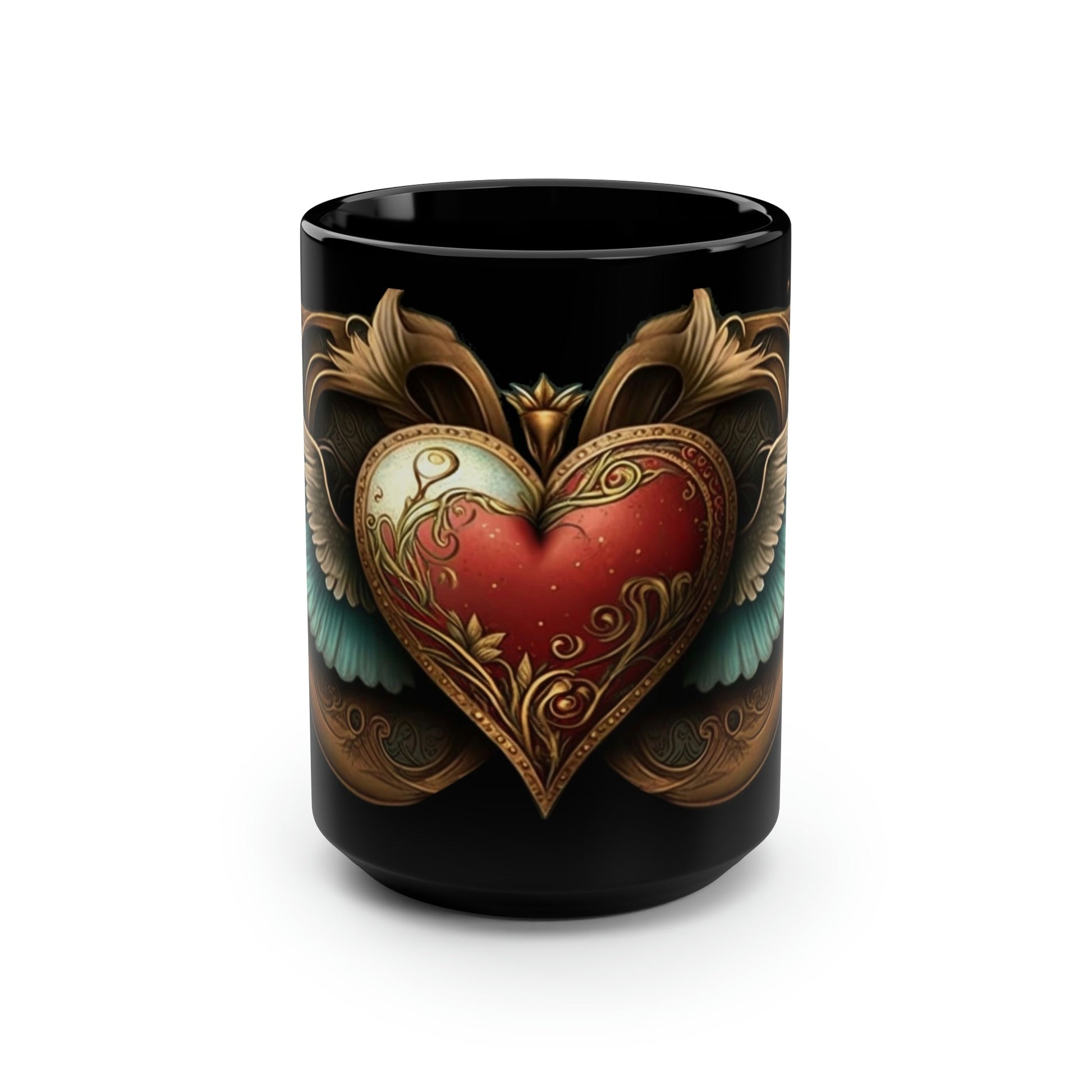 Victorian Heart - 15 oz Coffee Mug