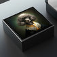 Victorian Poodle Portrait Vintage Jewelry Keepsake Box III - a perfect gift for the poodle lover, including poodle moms and sisters