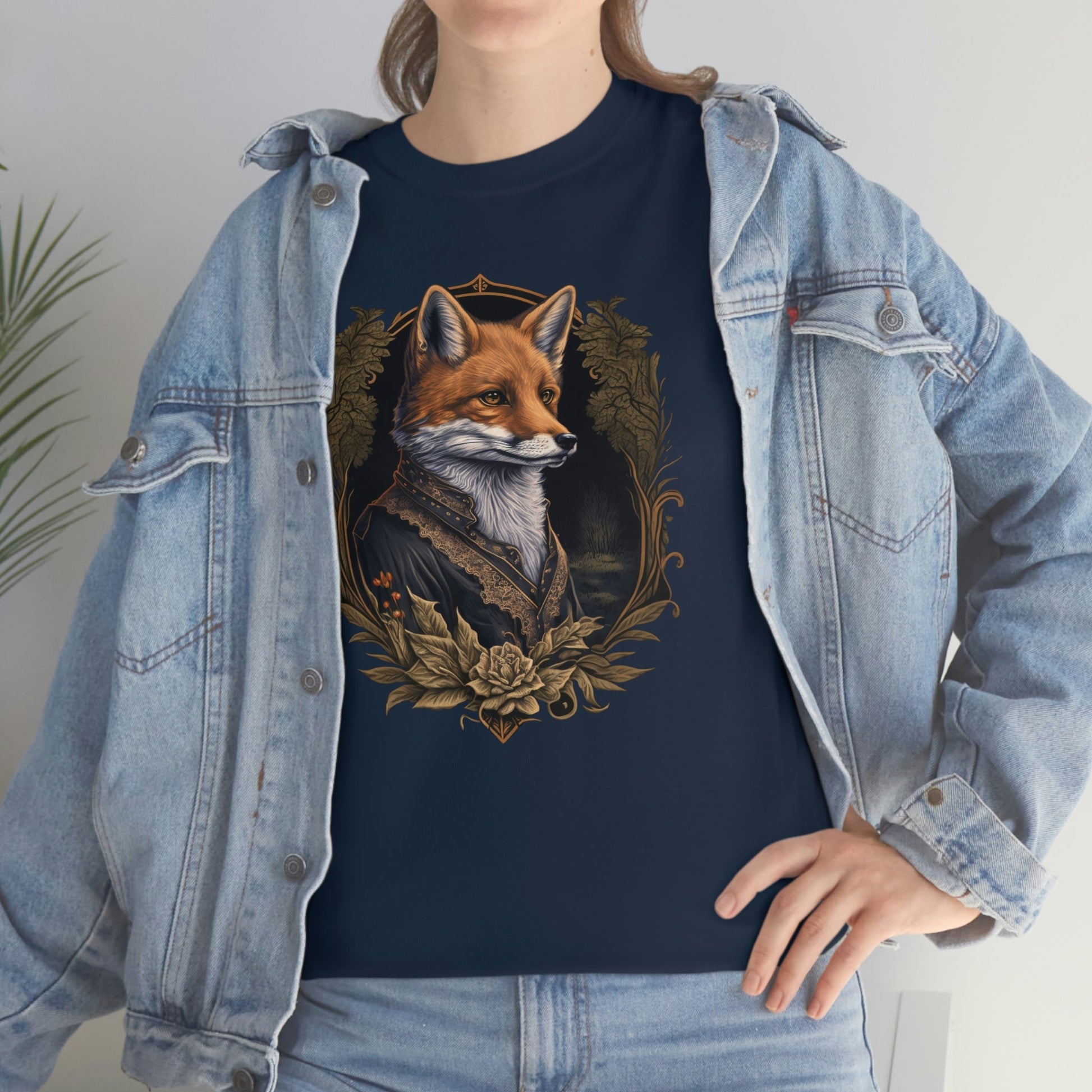 Victorian Red Fox Cotton T-Shirt