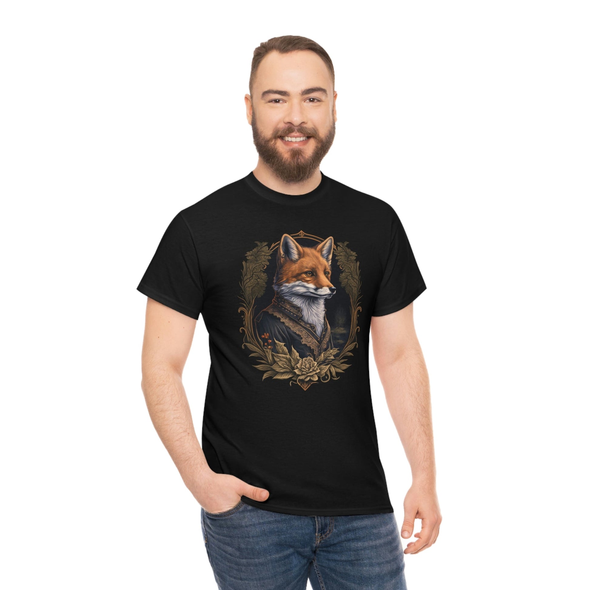 Victorian Red Fox Cotton T-Shirt