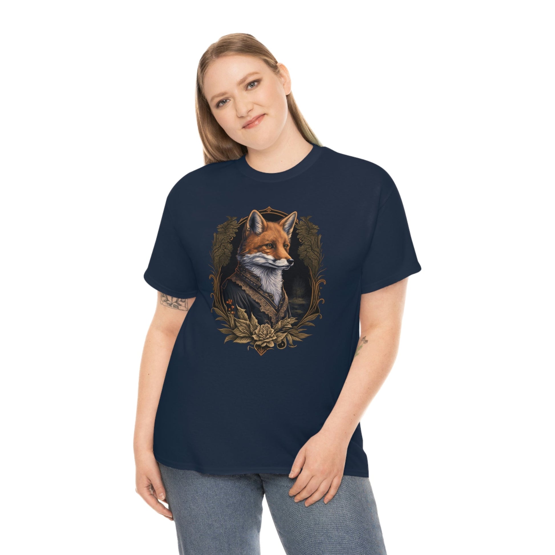 Victorian Red Fox Cotton T-Shirt