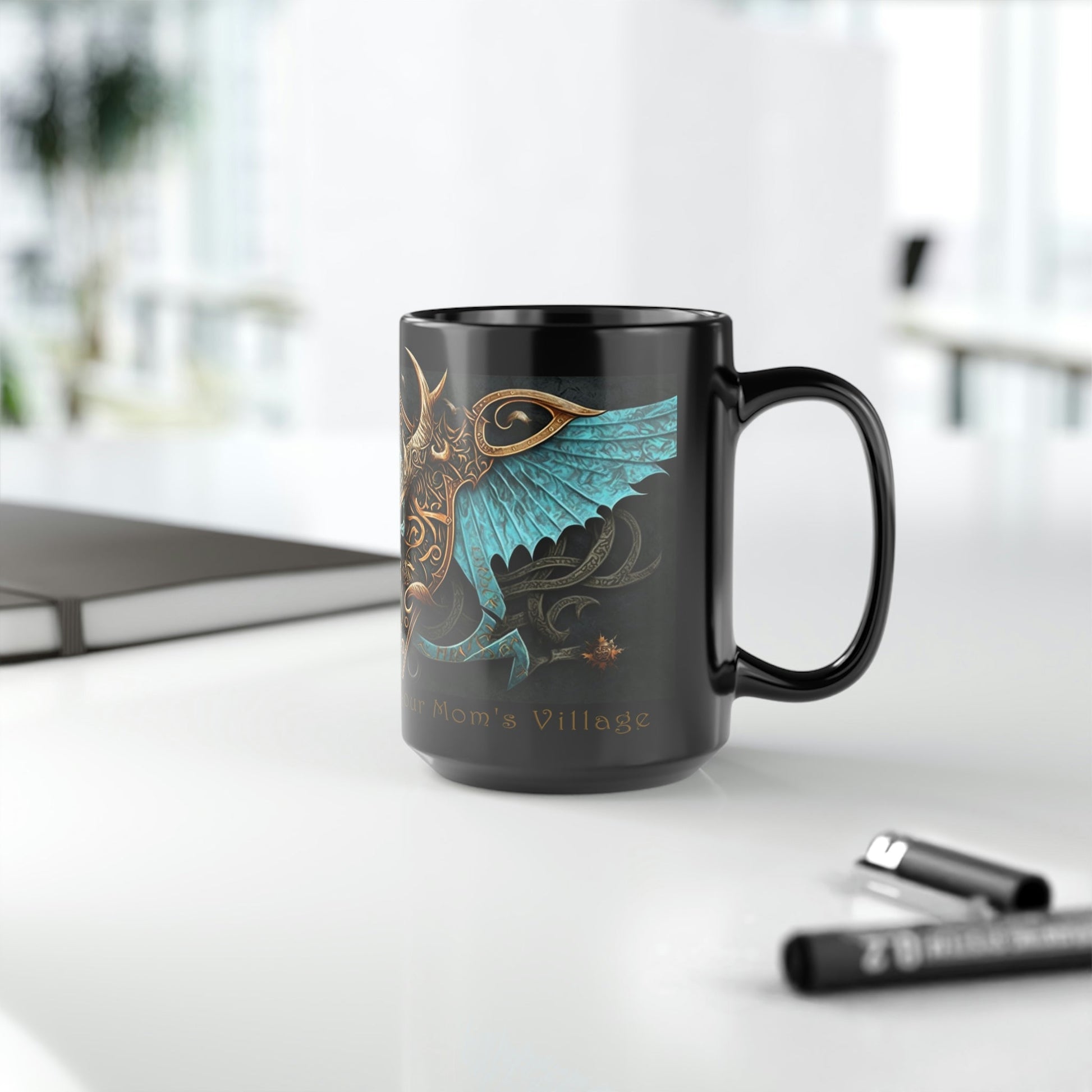 Viking Saying | "My Mom Can Pillage Your Mom's Village" | 15 oz Coffee Mug