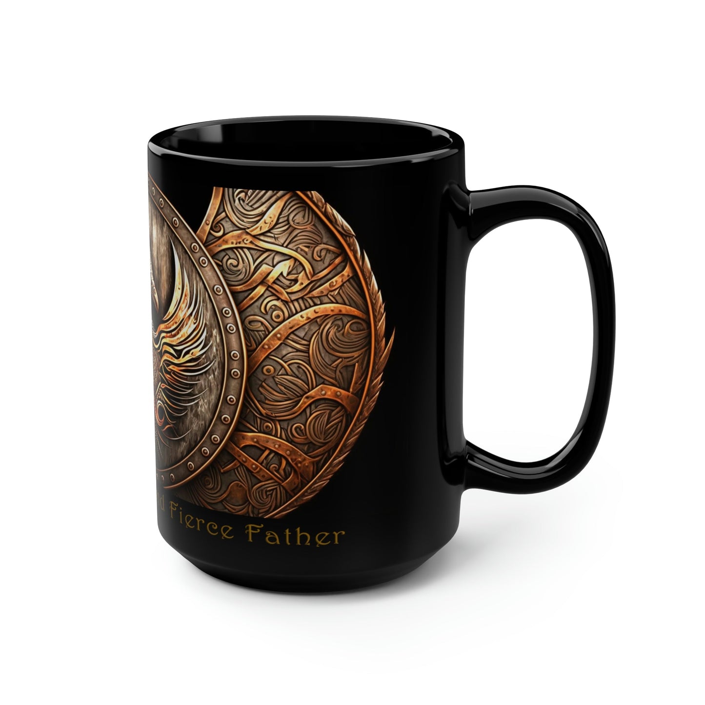 Viking Saying | "Skol!' To My Brave and Fierce Father" | 15 oz Coffee Mug