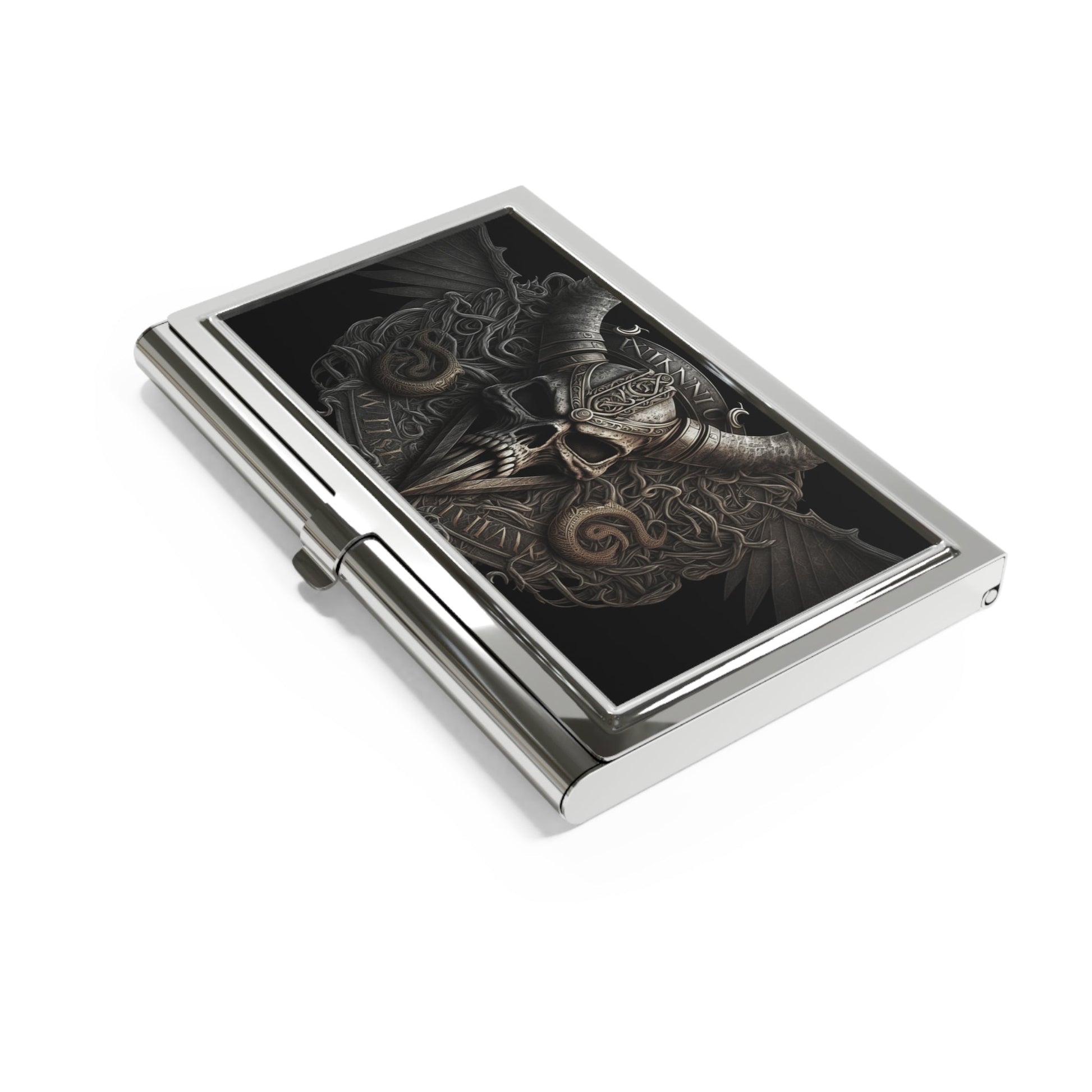 Viking Shield Detail Business Card Holder