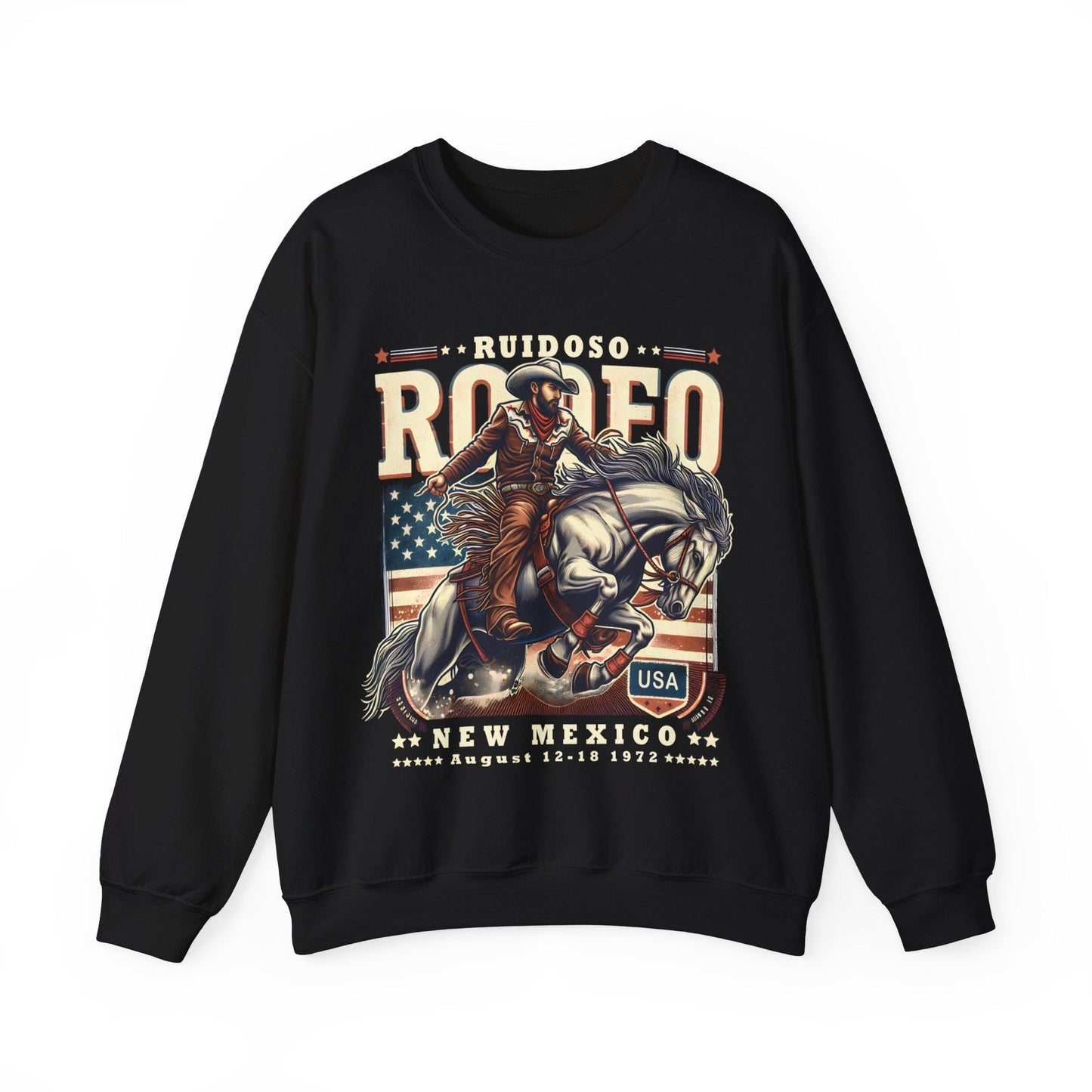 Vintage 1972 Ruidoso New Mexico Rodeo Sweatshirt