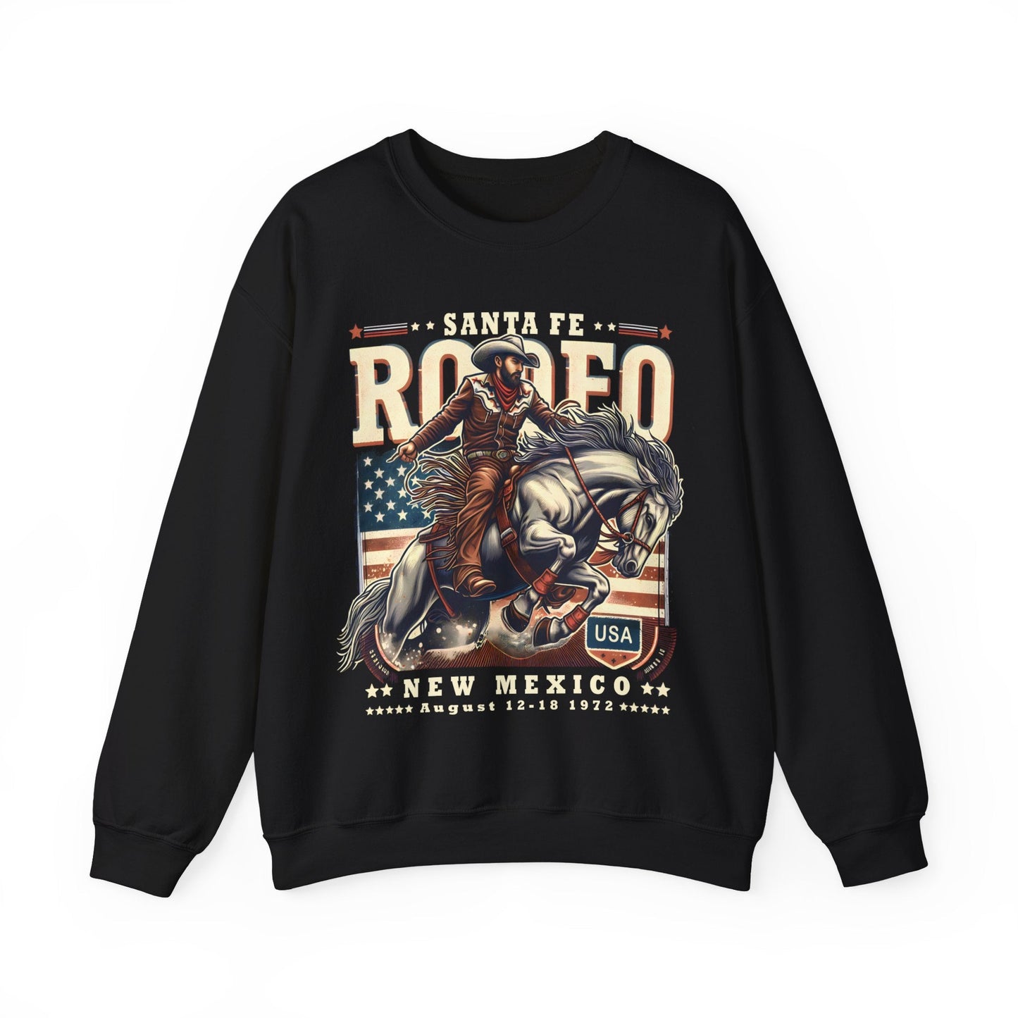 Vintage 1972 Santa Fe New Mexico Rodeo Sweatshirt
