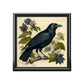 Vintage Crow Wooden Keepsake Jewelry Box