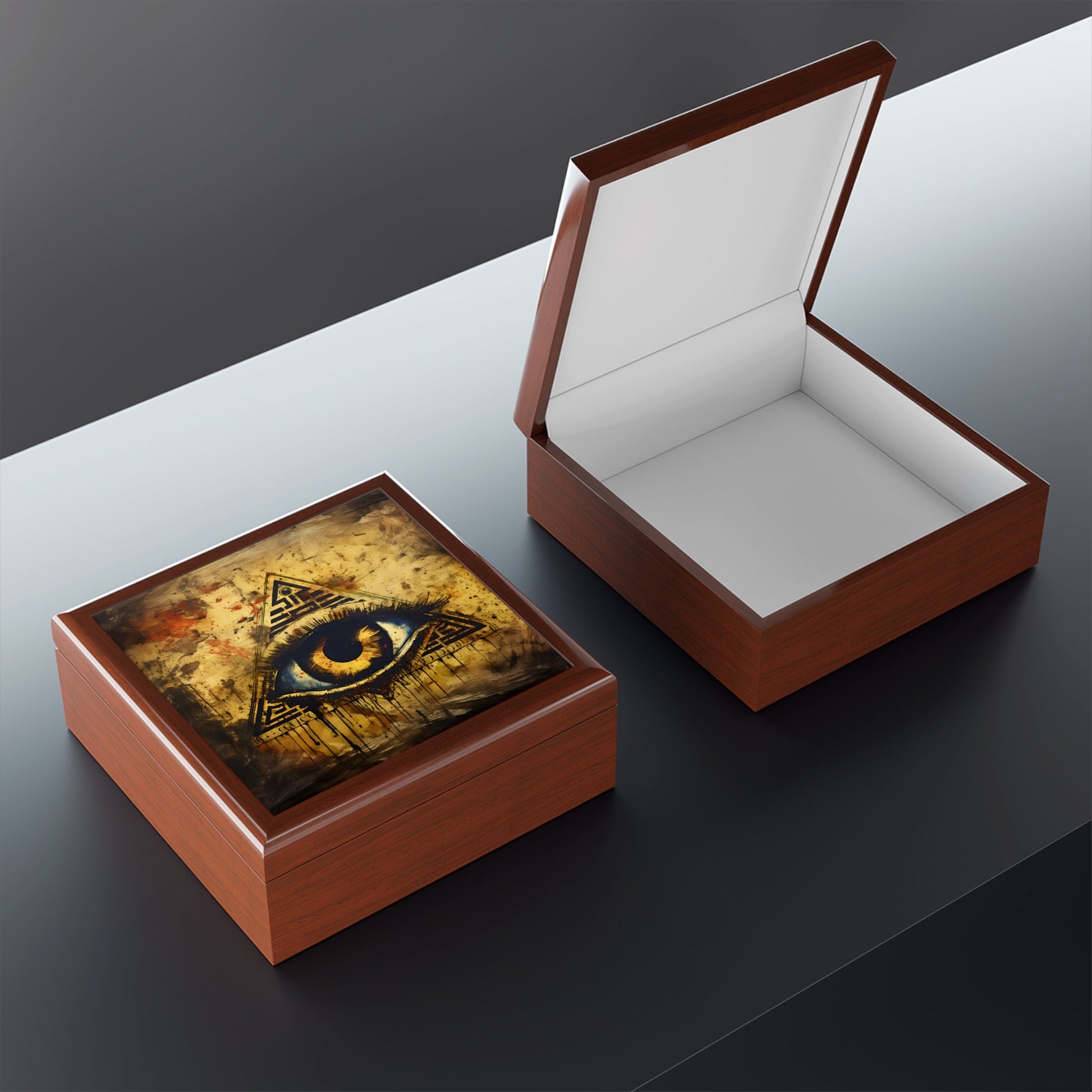 Vintage Eye of Horus Jewelry Box