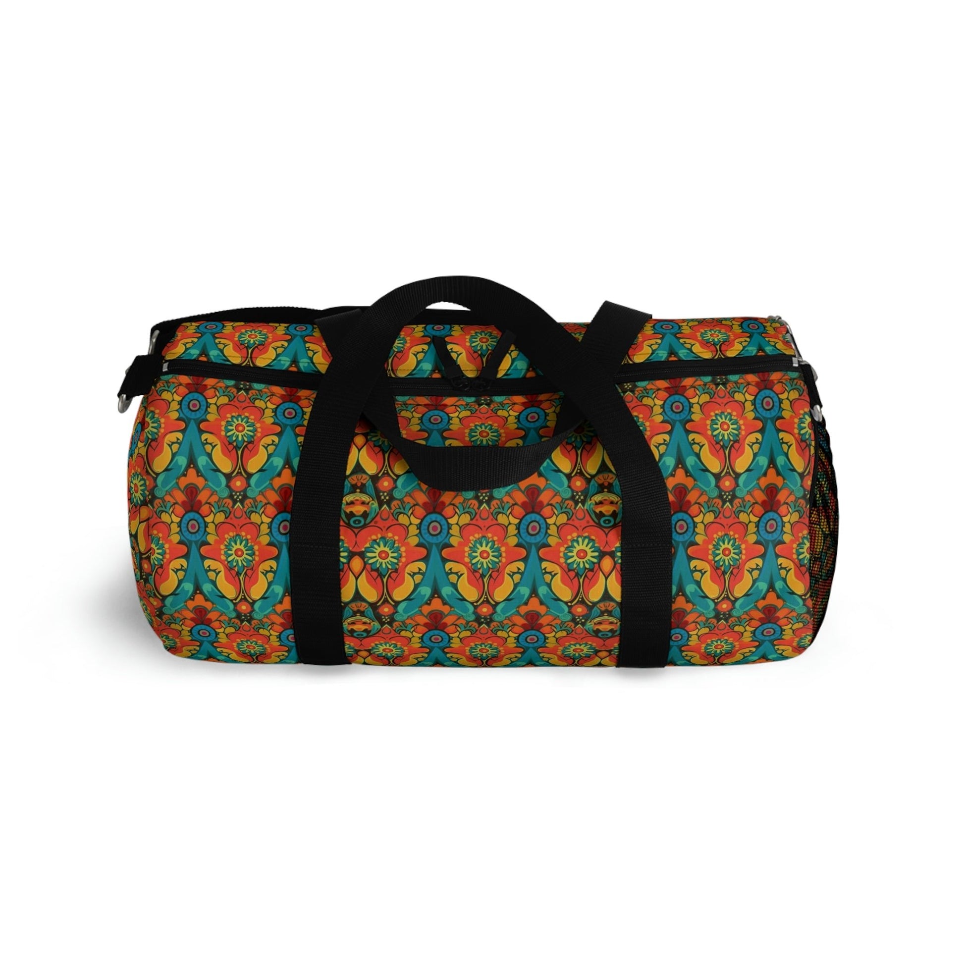 Vintage Floral Duffel Bag - Take a trip back to the 60's with this hippy inspired fairycore duffle