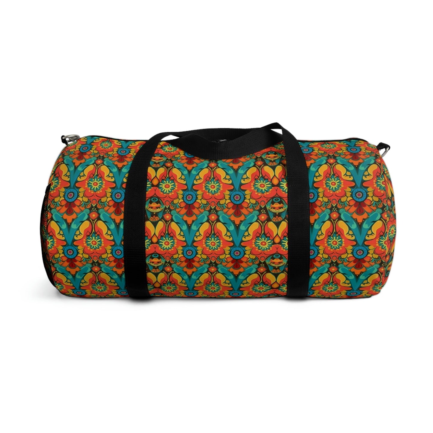 Vintage Floral Duffel Bag - Take a trip back to the 60's with this hippy inspired fairycore duffle