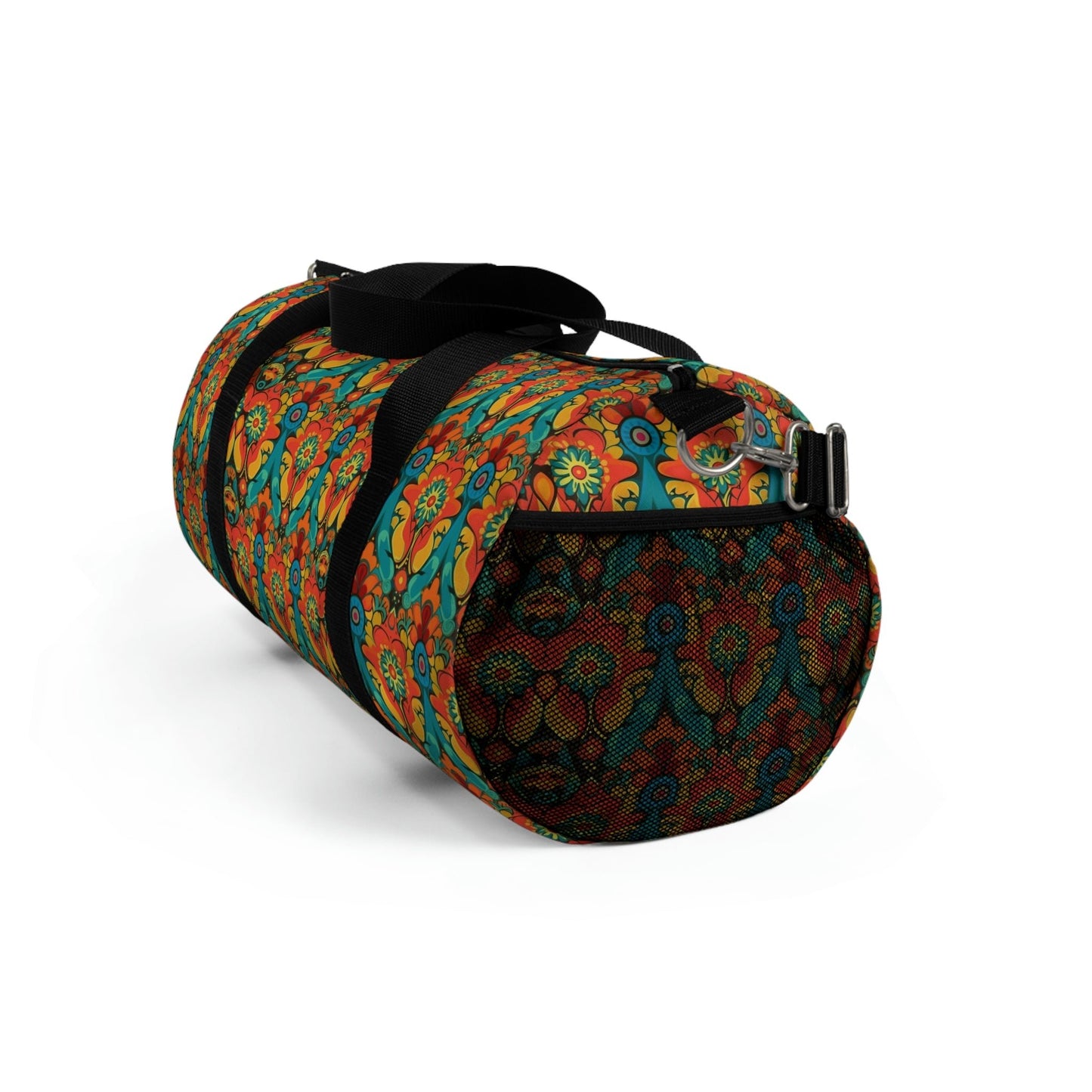 Vintage Floral Duffel Bag - Take a trip back to the 60's with this hippy inspired fairycore duffle