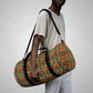 Vintage Floral Duffel Bag - Take a trip back to the 60's with this hippy inspired fairycore duffle