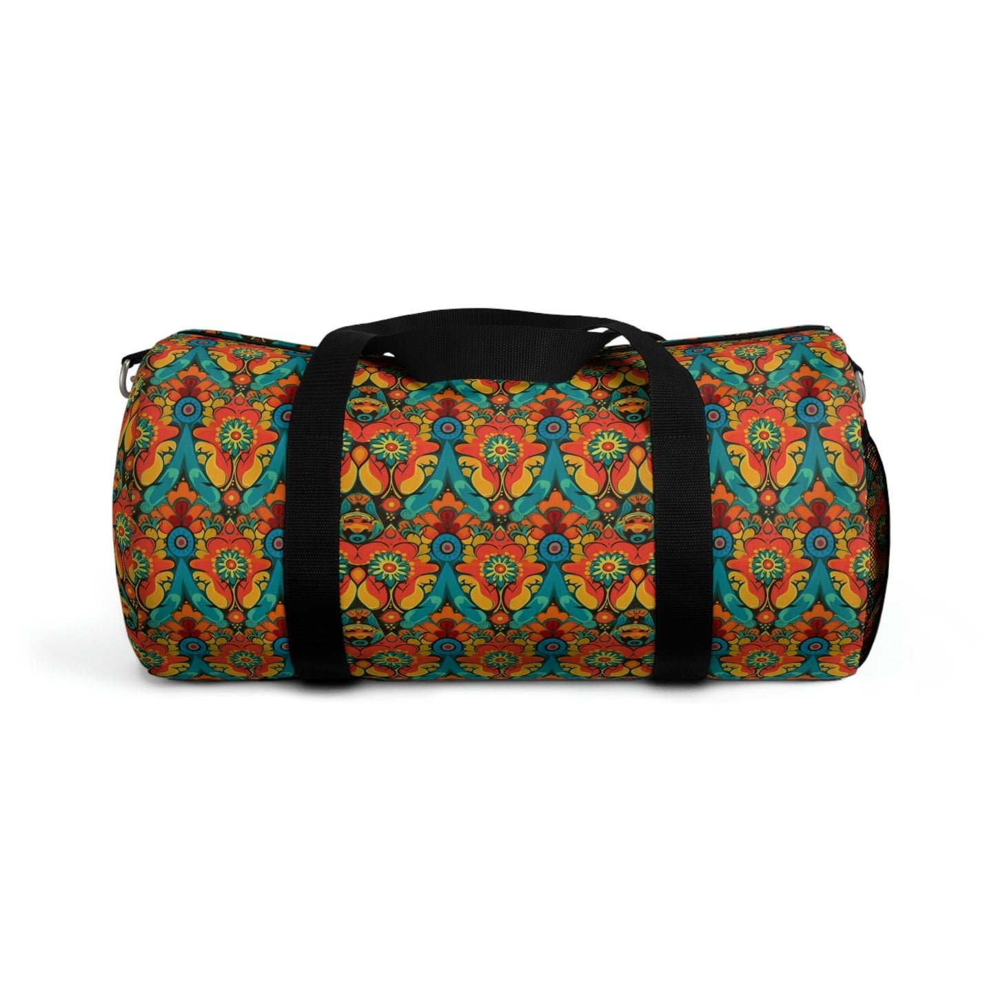 Vintage Floral Duffel Bag - Take a trip back to the 60's with this hippy inspired fairycore duffle