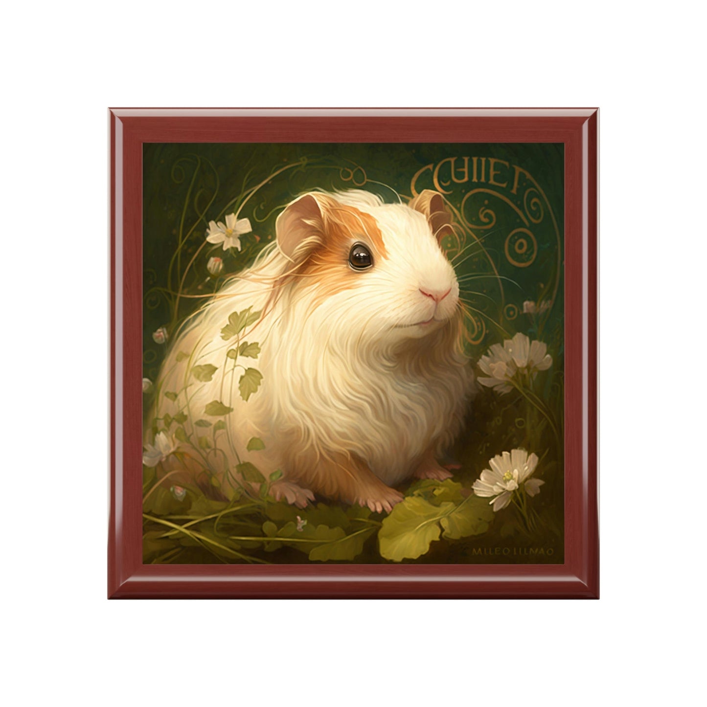 Vintage Guinea Pig Jewelry Box