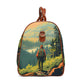 Vintage Hiking Art Travel Bag - Bigger than most duffle bags, tote bags and even most weekender bags!