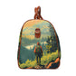 Vintage Hiking Art Travel Bag - Bigger than most duffle bags, tote bags and even most weekender bags!