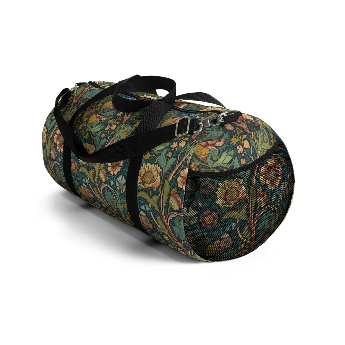 Vintage Victorian Floral Design Duffel Bag