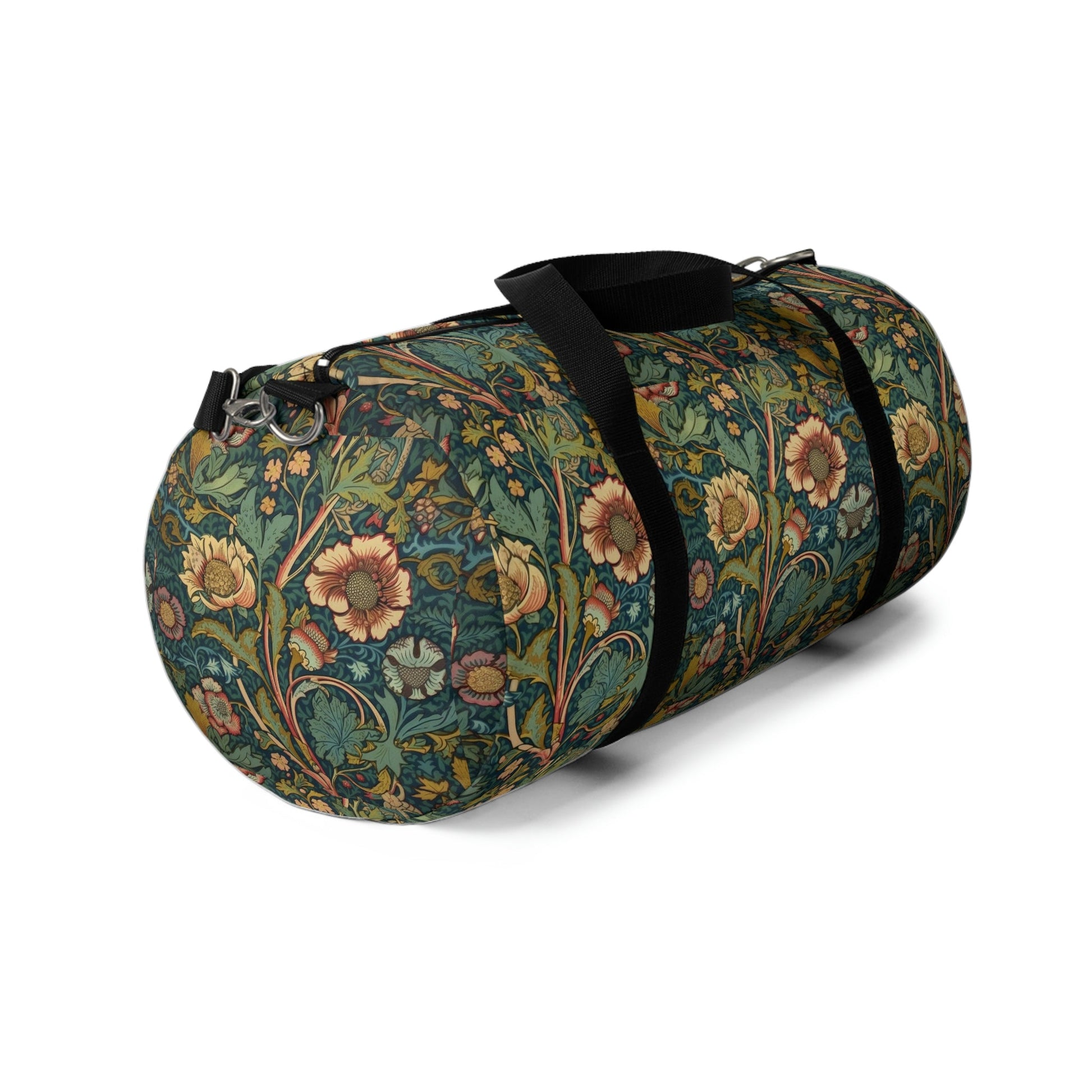 Vintage Victorian Floral Design Duffel Bag