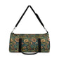 Vintage Victorian Floral Design Duffel Bag